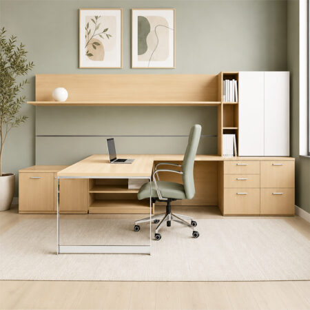 Global Divide Laminate Desk
