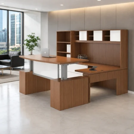 Global Lufton Veneer Desking Series