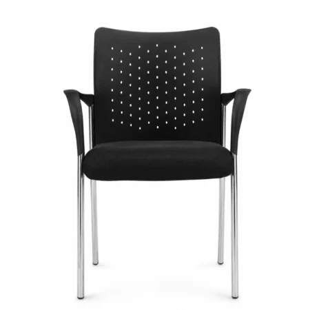 Offices to Go OTG11740B Plastic Back Office Guest Chair
