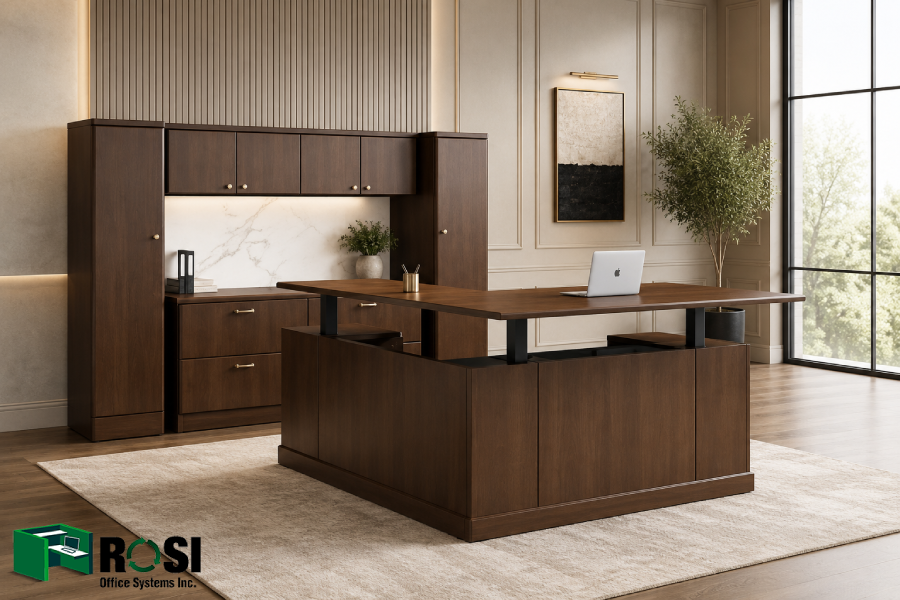 veneer desking