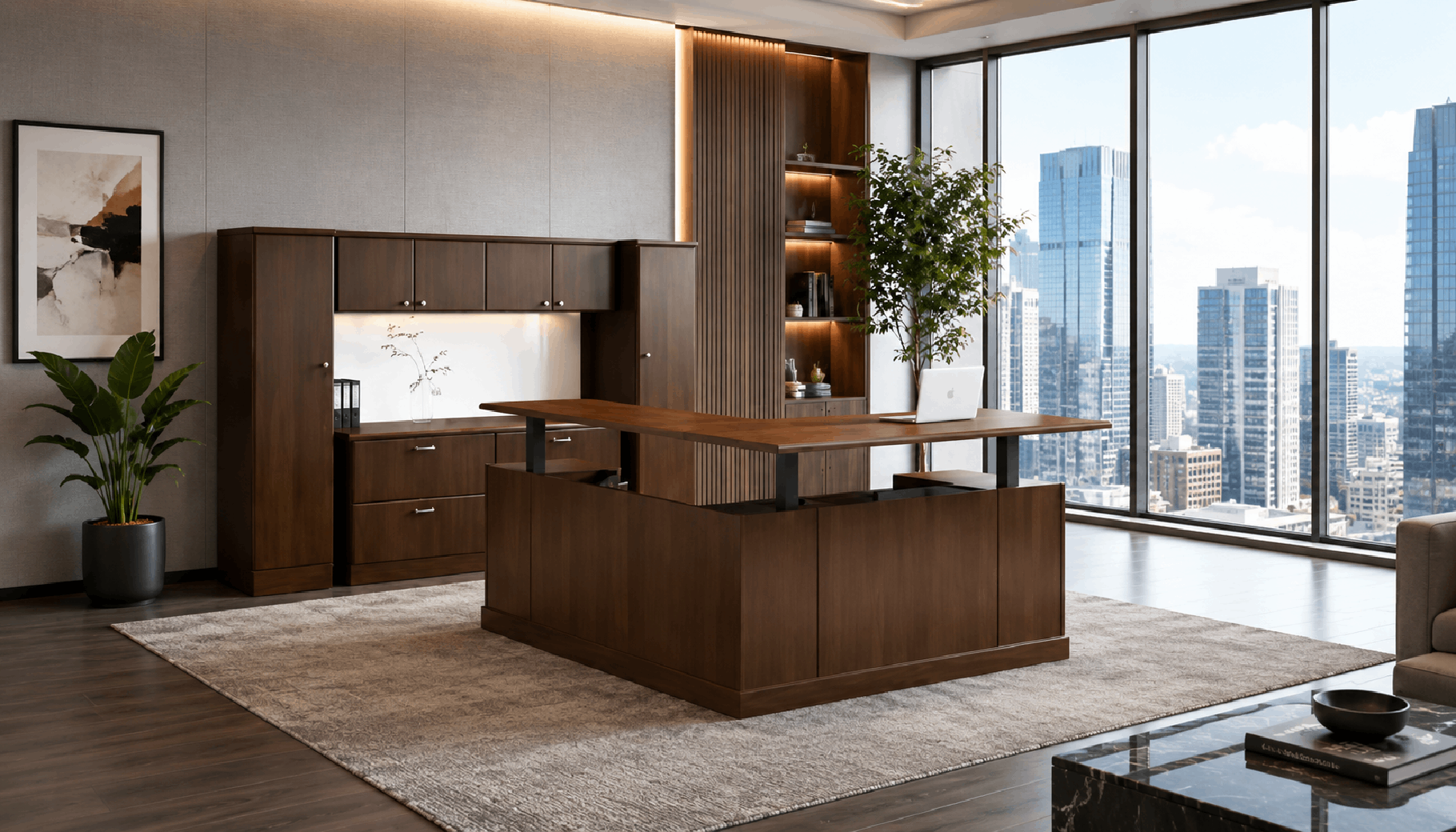 Veneer Desking