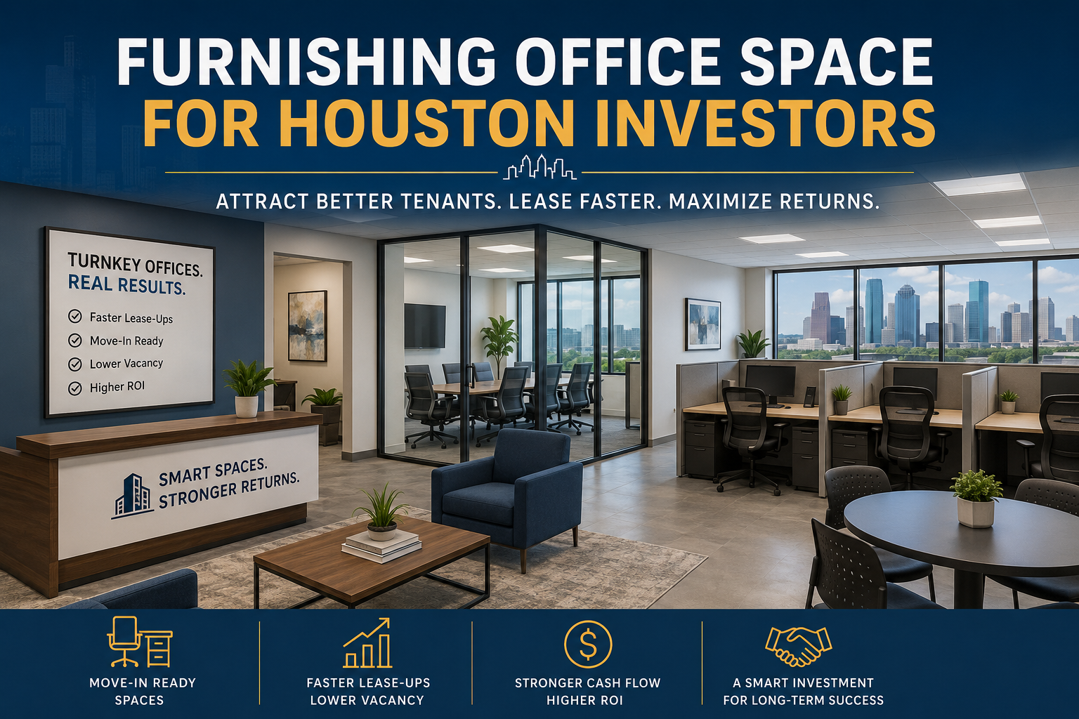 Furnishing office space for houston investors