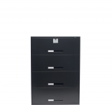 global security file cabinet in black