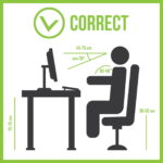 correct office sitting position ergonomics