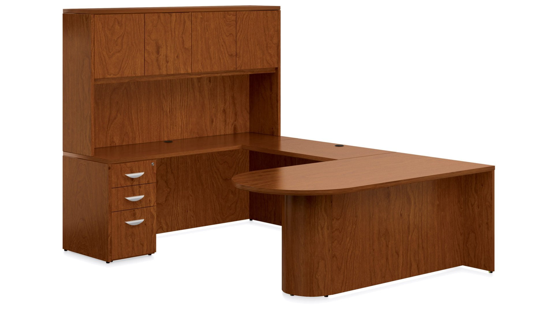 Offices To Go Veneer Executive Desk VFA_TCH