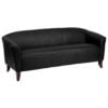 Hercules Black Imperial Leather Reception Sofa
