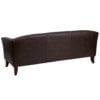 Hercules Imperial Series Brown Leather Reception Sofa