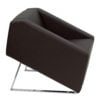 HERCULES SMART SERIES BROWN LEATHER LOUNGE CHAIR