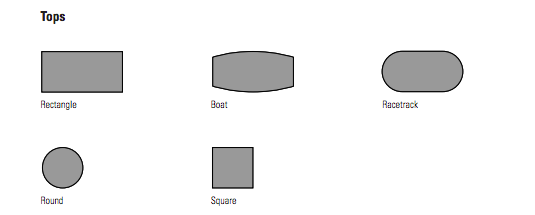 Boardroom Table Shapes