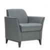 Lounge Chair, Wood Legs, Contrast Piping (5471-CP)