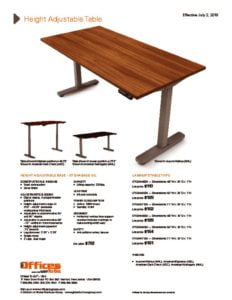 thumbnail of 070218 Height Adjustable Table Cut Sheet