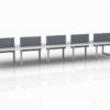 ICON 10-Pack Double Run Benching, with white background. This is our 48x30 inch bench, model IC052.