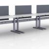 KINEX 3-Pack Single Run Benching, created with height adjustment in 2 stages. Model KN015 is 48x30 inches, and placed on a white background.