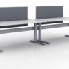 KINEX 2-Pack Single Run Benching, created with height adjustment in 2 stages. Model KN017 is 60x30 inches, and placed on a white background.