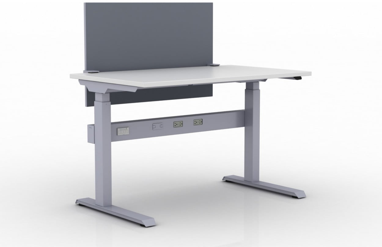 KINEX Benching 48x30 single workstation. Model KN037 is on a white background.
