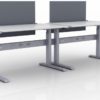 KINEX 2-Pack Single Run Benching, created with height adjustment in 3 stages. Model KN038 is 48x30 inches, and placed on a white background.