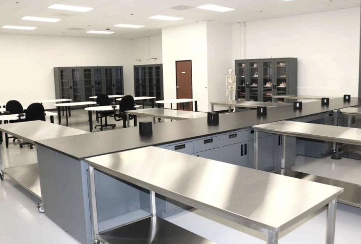 stainless lab table and work benches