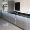 clean and new grey lab with fume hood